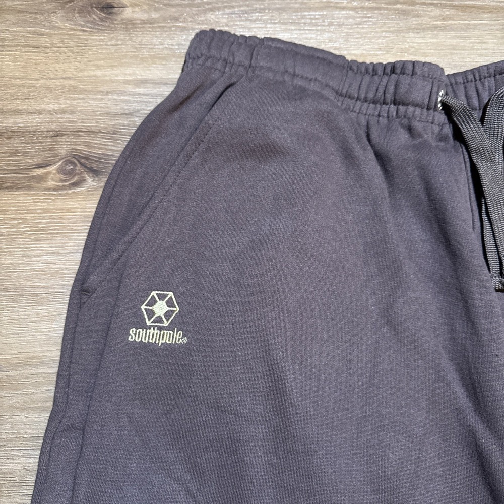 NWT Vintage Southpole Sweatpants Mens XL Brown Baggy Cargo Y2K Oversized Hip Hop - Picture 6 of 16